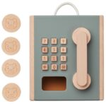 Liewood Trælegetøj - Telefon - Rufus - Faune Green/Golden Carame