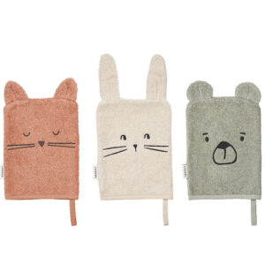 Liewood Vaskeklude - Sylvester - 3-pak - Dove Blue Mix