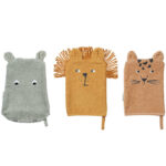 Liewood Vaskeklude - Sylvester - 3-pak - Safari Mix