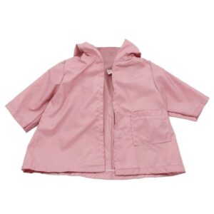 Asi Dukketøj - 43-46 cm - Regnjakke - Rose