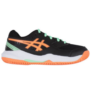 Asics Sko - GEL-DEDICATE 8 PADEL GS - Black/Vivid Coral