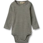 Berti Body Langærmet - Winter forest stripe - 9 MDR.