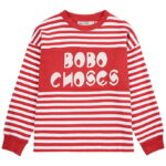 Bobo Choses Bluse - Stripes - Rød