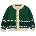 Bobo Choses Cardigan - Strik - Kaleidoscope Jacquard - Grøn