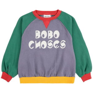 Bobo Choses Sweatshirt - Color Block Ranglan - Multicolor
