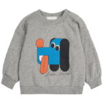 Bobo Choses Sweatshirt - Doggy Mate - Light Heather Grey