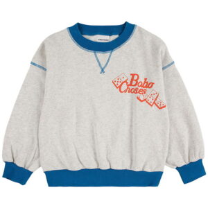 Bobo Choses Sweatshirt - Dominos - Light Heather Grey