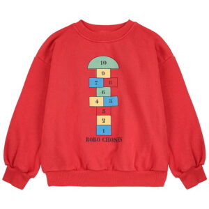 Bobo Choses Sweatshirt - Hopscotch - Rød