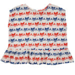 Bobo Choses Top - Ribbon Bow - Offwhite