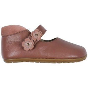 Bundgaard Ballerina Skindfutter - Wide Fit - Aya Flower - Rose