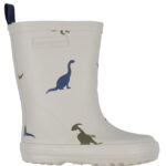 Bundgaard Gummistøvler m. For - Wide Fit - Aspen - Ivory Dino