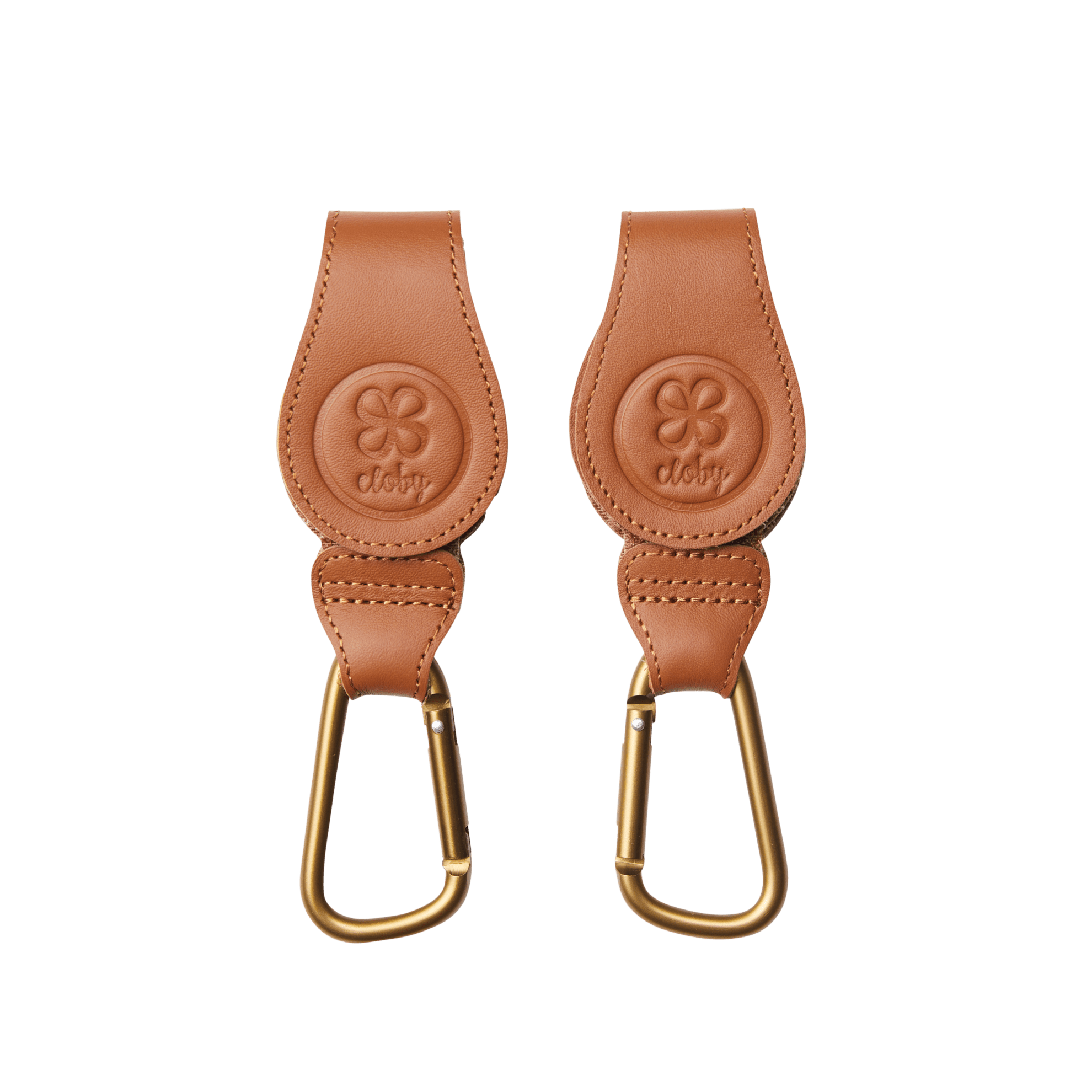 Cloby Stroller Hooks Brown