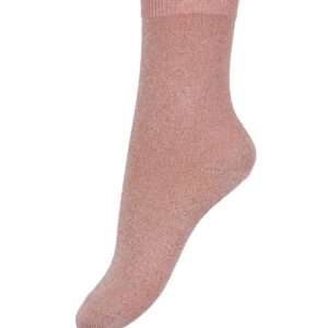 Condor Strømper - Viskose - Rosa m. Glimmer