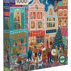 Eeboo Puslespil - 1000 Brikker - 58,4x58,4 cm - A Happy Holiday