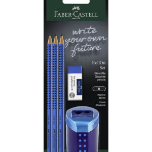 Faber-Castell Blyantsæt - Roll On - 5 Dele - Sky Blue