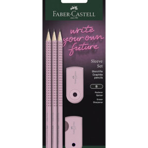 Faber-Castell Blyantsæt - Sleeve - 5 Dele - Rosa