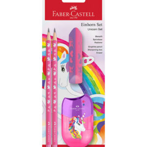 Faber-Castell Blyantsæt - Unicorn - 4 Dele - Pink