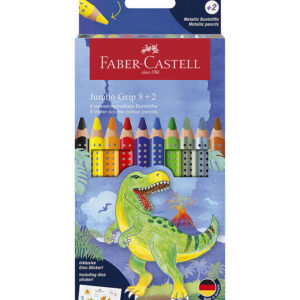 Faber-Castell Farveblyanter - 10 stk. - Jumbo Grip Dino