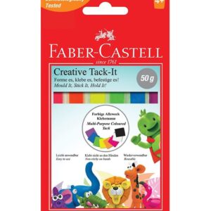 Faber-Castell Hæftemasse - Creative Tack It - 50g - Multifarvet