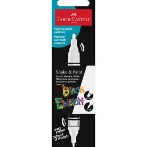 Faber-Castell Tusch - Shake & Paint Akryl - Hvid