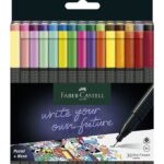 Faber-Castell Tuscher - Grip Finepen - 30 stk - Pastel/Neon