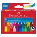 Faber-Castell Voksfarver - Trekantet - 24 stk - Multi
