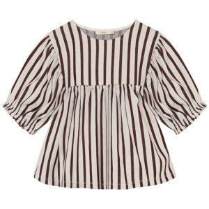 Fliink Bluse - Elly - 3/4 - Sandshell Stripe