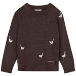 Fliink Bluse - Strik - Mahdi - Coffee Bean