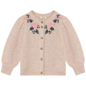 Fliink Cardigan - Strik - Uld/Nylon - Star - Peach Whip