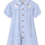 Fliink Kjole - Vira - Dream Blue/Cloud Dancer