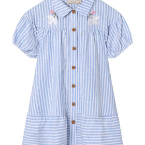 Fliink Kjole - Vira - Dream Blue/Cloud Dancer