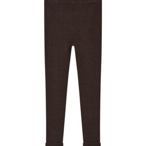 Fliink Leggings - Rib - Strik - Benna - Coffee Bean