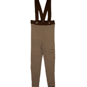 Fliink Leggings m. Seler - Strik - Viskose - Favo - Chocory Coff