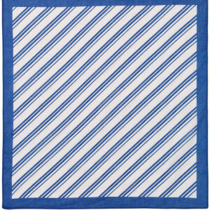 Fliink Tørklæde - Kota - 50x50 cm - Cloud Dancer m. Striber