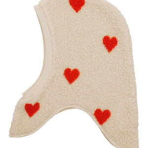 Flöss Elefanthue - 1-lags - Fleece - Simone - Soft White Heart