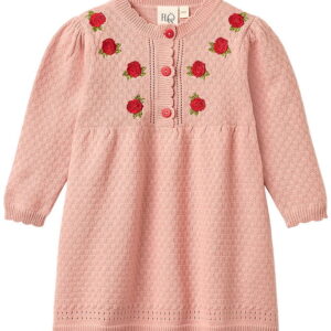 Flöss Kjole - Aya - Strik - Warm Pink