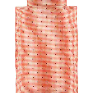 Flöss Sengetøj - Baby - Molly - Berry Gingham