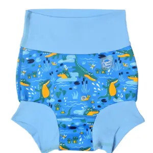 Happy nappy - Crocodile swamp blue - 2-3 ÅR