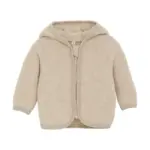 Jakke Ører Uld Fleece - Camel Melange - 86