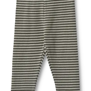 Jules Jersey Leggings - Winter forest stripe - 12 MDR.