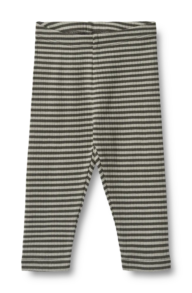Jules Jersey Leggings - Winter forest stripe - 18 MDR.