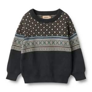 Julius Jacquard Pullover - 1432 - 4 ÅR