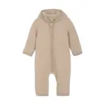 Køredragt Ører Uld Fleece - Camel Melange - 80