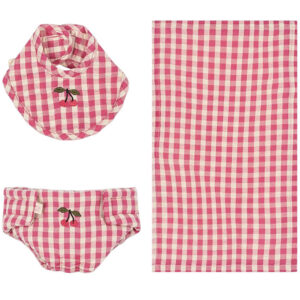 Konges Sløjd Dukke Puslesæt - Bubblegum Check