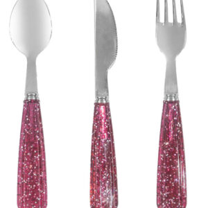 Konges Sløjd Glimmerbestik - 3 Dele - Sparkling Sangria