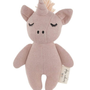 Konges Sløjd Rangle - Mini Unicorn - Rose Fawn