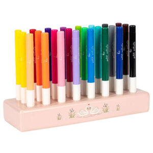 Konges Sløjd Tuscher i Træklods - 24 stk. - Mizum Big