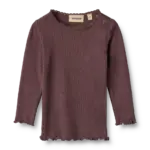 Lace Rib Langærmet T-Shirt - 3 MDR.