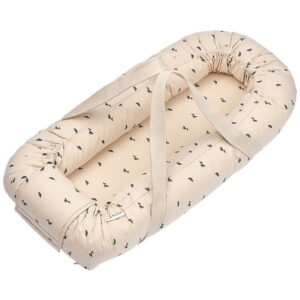Liewood Babynest/lift - Gro - Mini Whale/Sandy