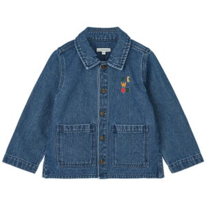 Liewood Denimjakke - Kinsley Placement - Medium Blue Denim